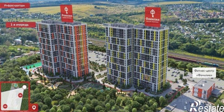 3-комн квартира в новом доме улица Седова, 26 к2,  д. 26 к2