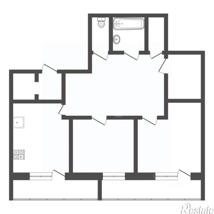 3-комн квартира ул Вильямса, 26а,  д. 26а