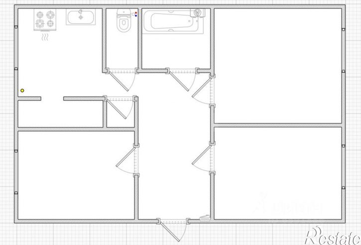 3-комн квартира Оружейная улица, 9А,  д. 9А