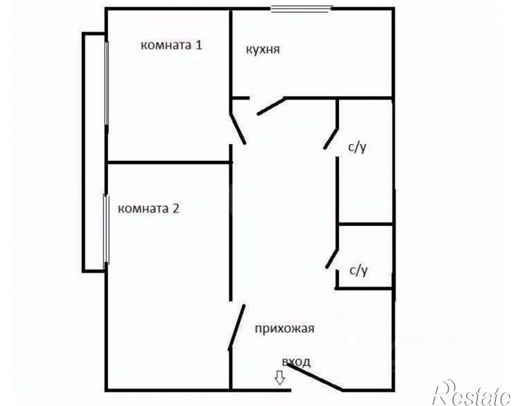 2-комн квартира улица Льва Толстого, 117,  д. 117
