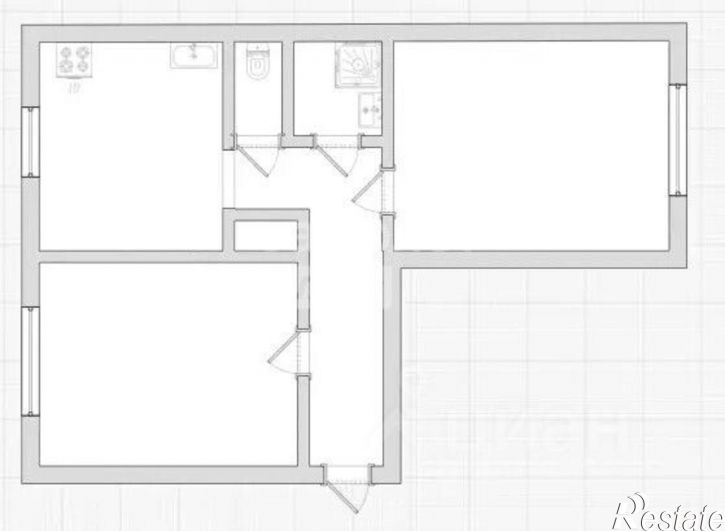 2-комн квартира Перекопская улица, 10,  д. 10