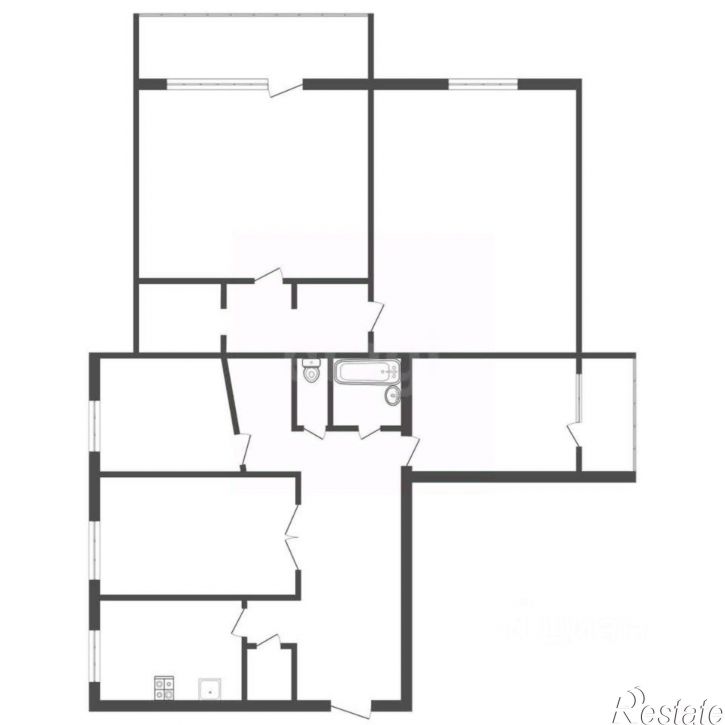 5-комн квартира ул Курковая, 13,  д. 13