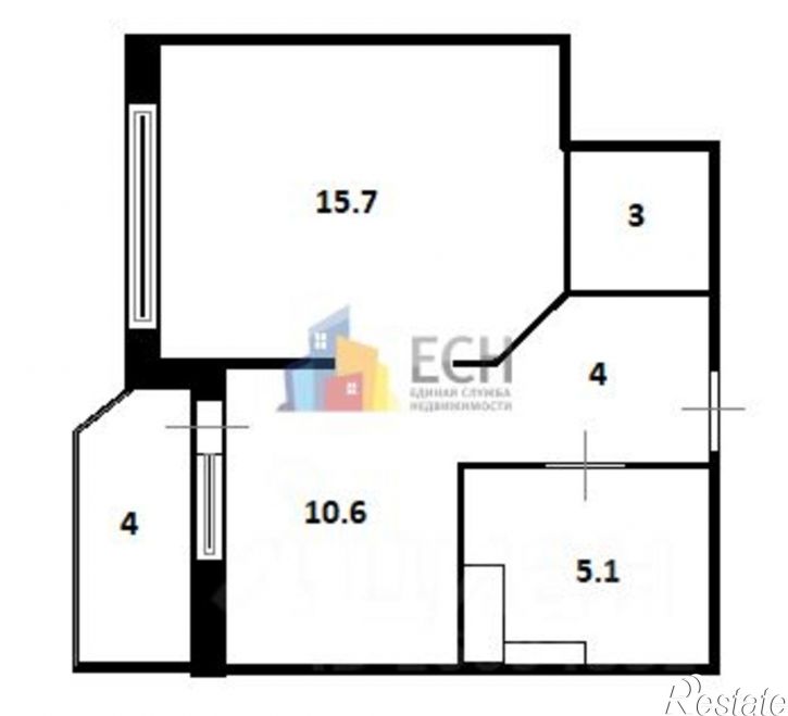1-комн квартира пр-кт Ленина, 112,  д. 112