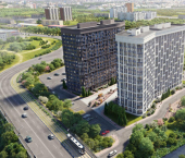 1-комн, 43кв м, этаж 4/16 улица Фёдора Смирнова, 2 к1