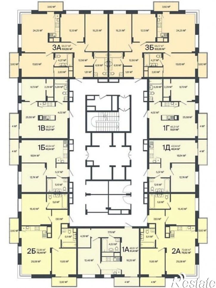 2-комн квартира в новом доме ул Оборонная, 104,  д. 104