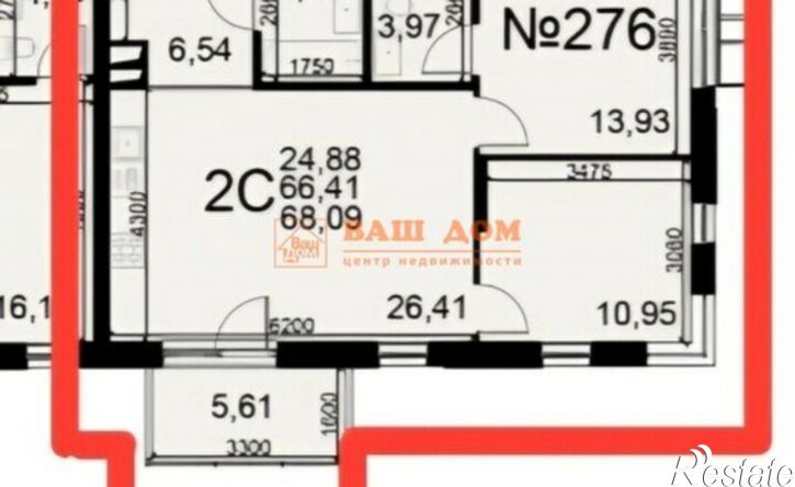 3-комн квартира в новом доме Хлебная площадь, 8к3,  д. 8к3