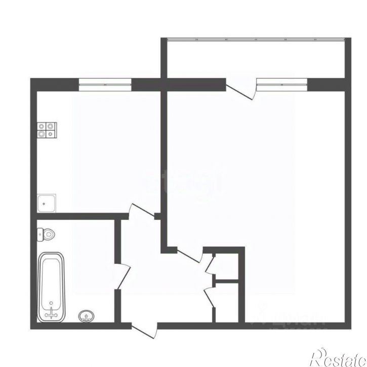 1-комн квартира Павшинский мост, 1 к5,  д. 1 к5