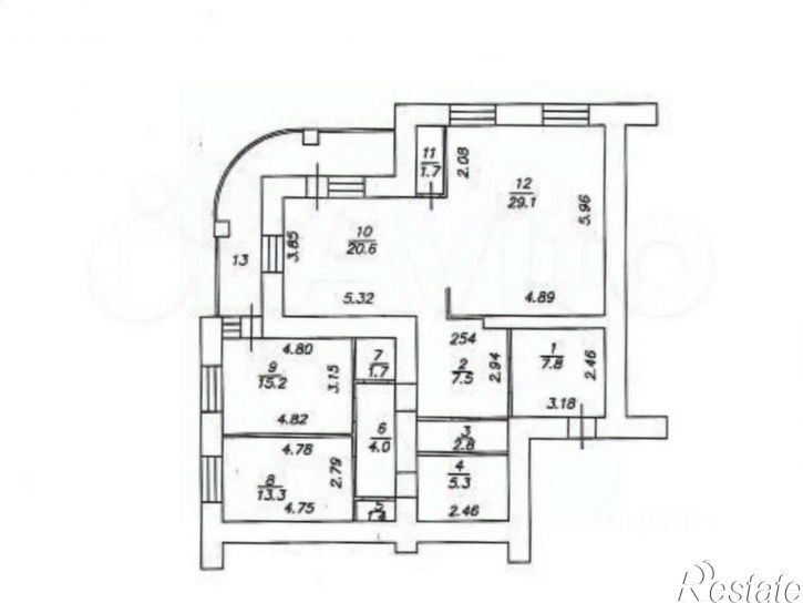 3-комн квартира ул Революции, 15,  д. 15