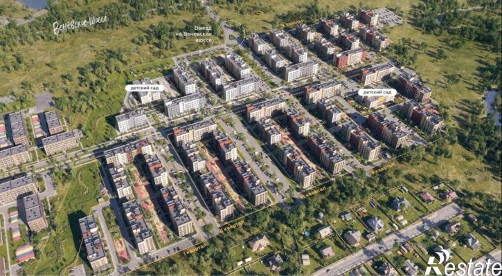 3-комн квартира в новом доме муниципальное образование Тула