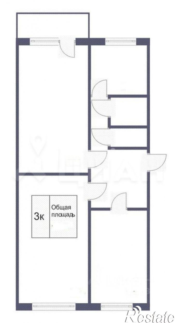 3-комн квартира ул Макаренко, 13 3,  д. 13 3,  к. 3