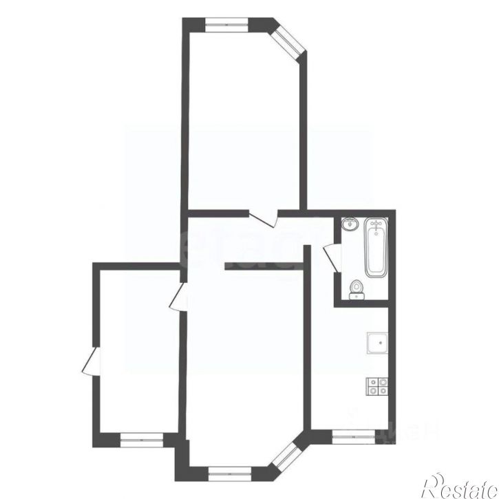3-комн квартира улица Хворостухина, 25,  д. 25