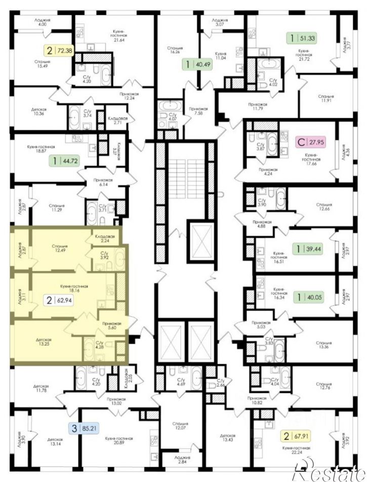 2-комн квартира в новом доме Торховский проезд, 6 к1,  д. 6 к1