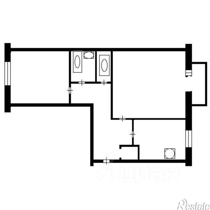 2-комн квартира улица Макаренко, 10Б,  д. 10Б