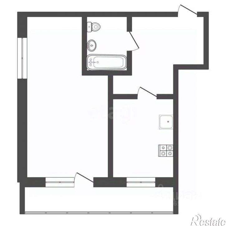 1-комн квартира ул Пушкинская, 28А,  д. 28А