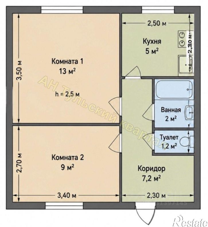 2-комн квартира ул Макаренко, 3А,  д. 3А