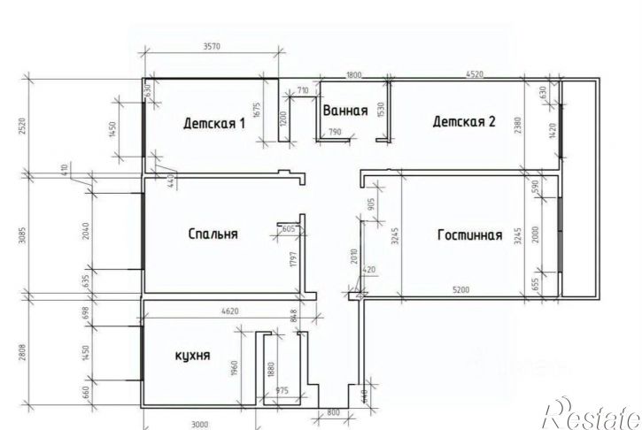 4-комн квартира ул Пушкина, 17,  д. 17