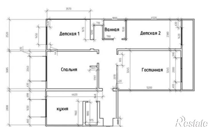 4-комн квартира ул Пушкина, 17,  д. 17