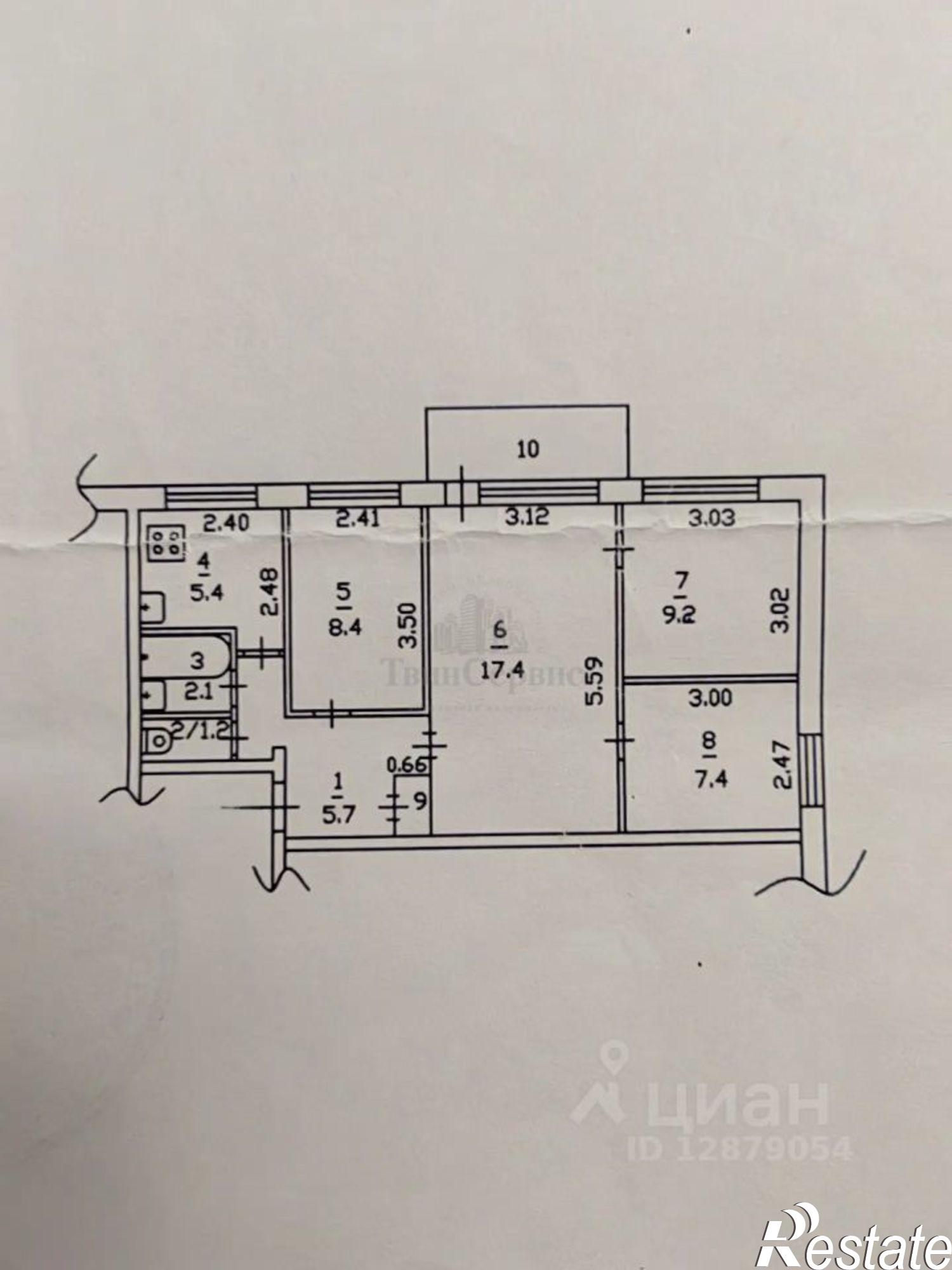 Купить квартиру за 4 750 000 рублей на ул Плеханова, 142