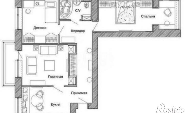 3-комн квартира ул Октябрьская, 80,  д. 80