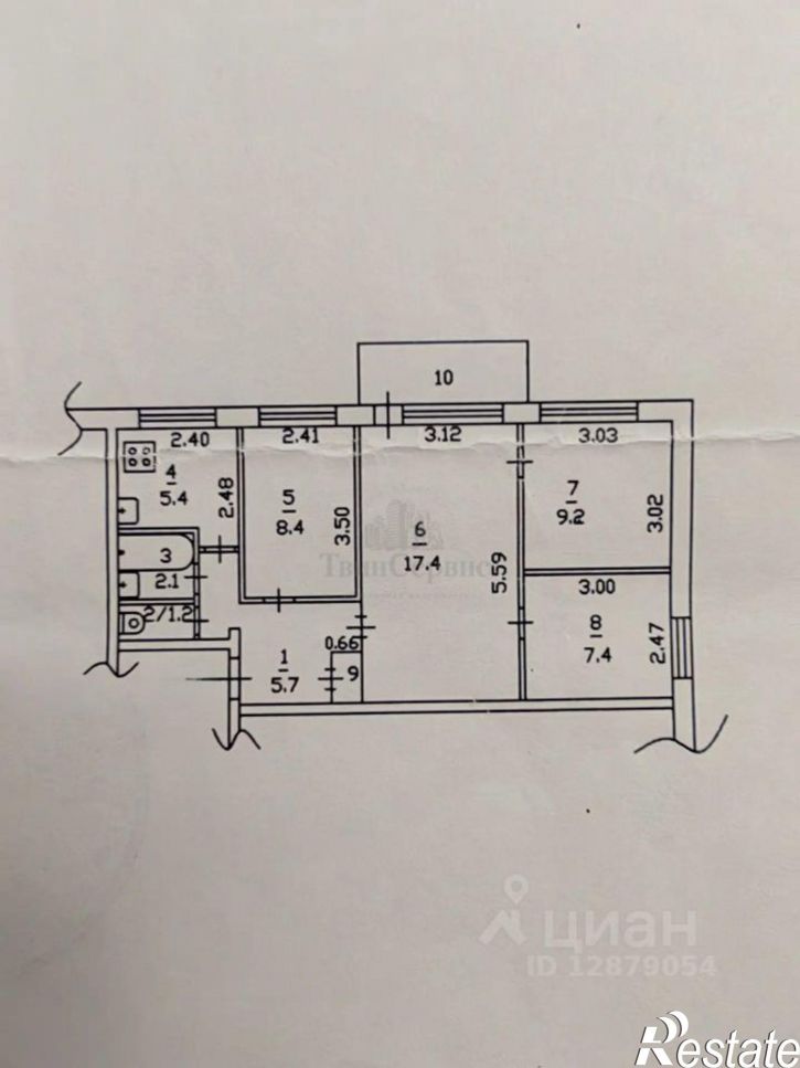 4-комн квартира ул Плеханова, 142,  д. 142