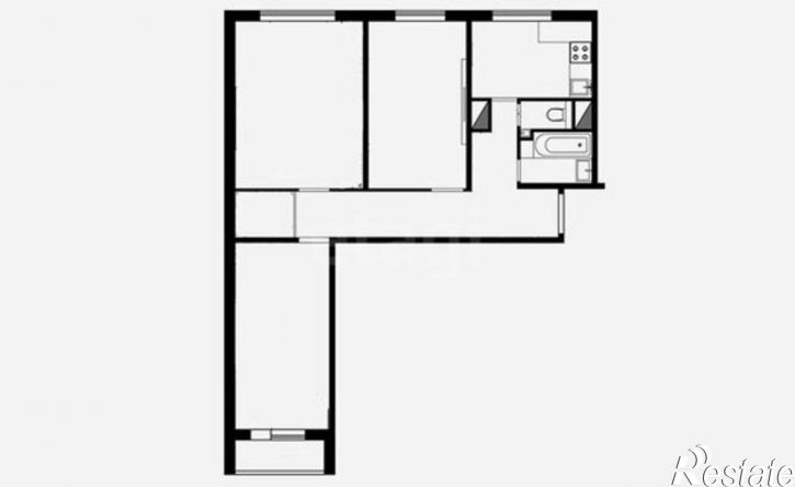3-комн квартира ул Курковая, 11,  д. 11