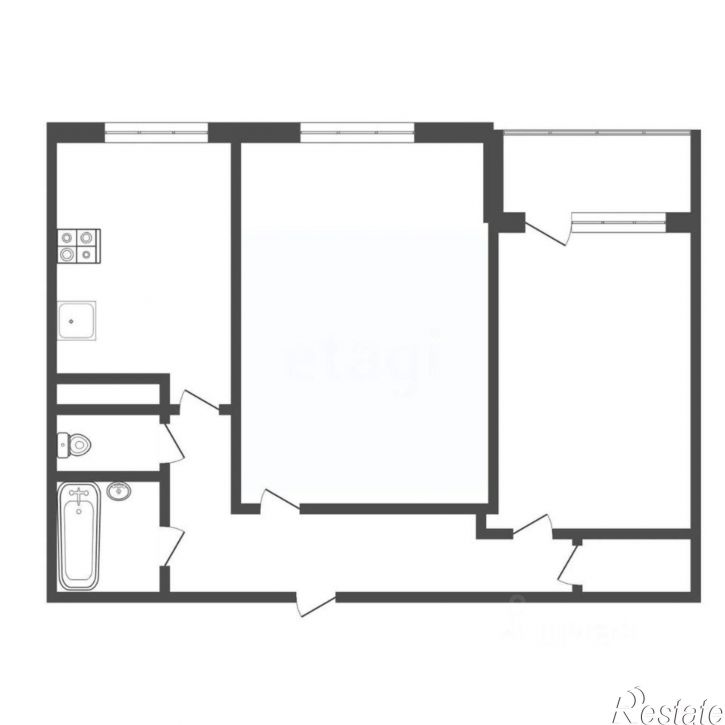 2-комн квартира Скуратовский мкр, 9,  д. 9