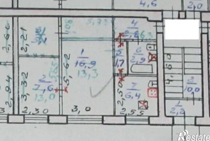 2-комн квартира ул Щегловская засека, 7,  д. 7