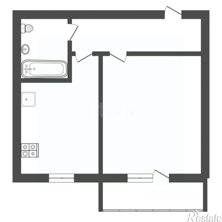 1-комн квартира
