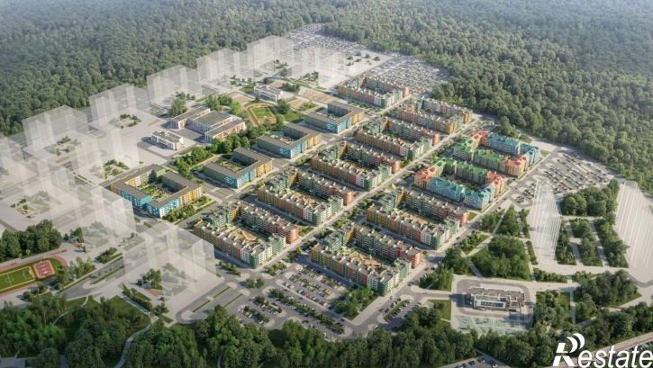 1-комн квартира в новом доме улица Героев России, 6