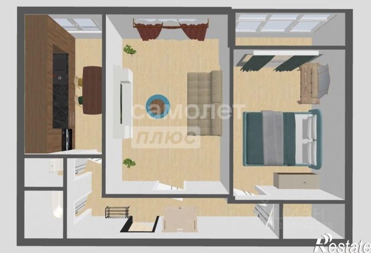 2-комн квартира ул Металлургов, 104,  д. 104
