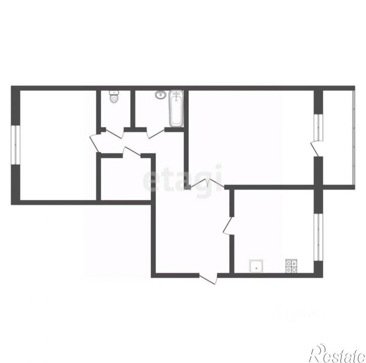 2-комн квартира ул Дементьева, 11,  д. 11