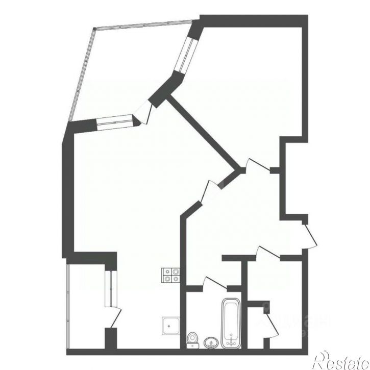 2-комн квартира пр-кт Ленина, 112 А,  д. 112 А,  к. А