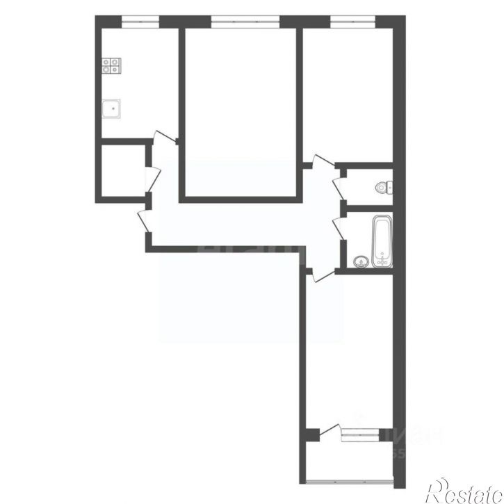 3-комн квартира ул Кауля, 20,  д. 20