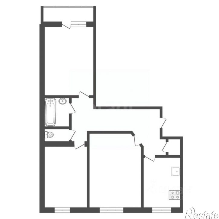 3-комн квартира ул Серебровская, 16Е,  д. 16Е
