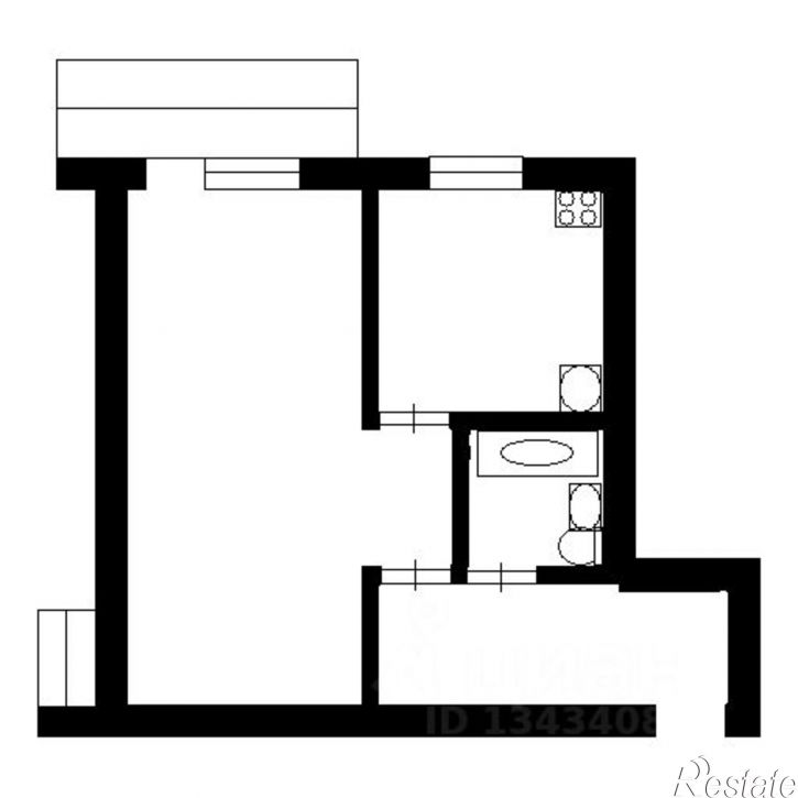 1-комн квартира ул Станиславского, 4,  д. 4