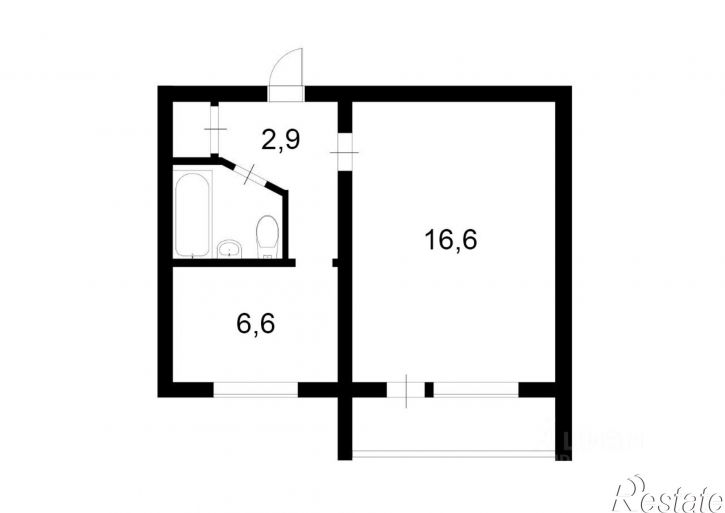 1-комн квартира пр-д 2-й Металлургов, 8,  д. 8