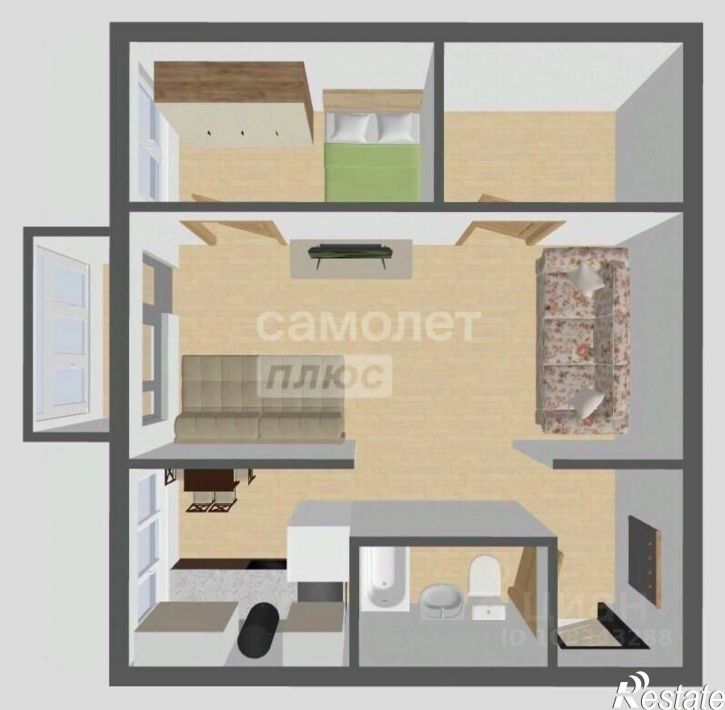 2-комн квартира ул Металлургов, 65,  д. 65