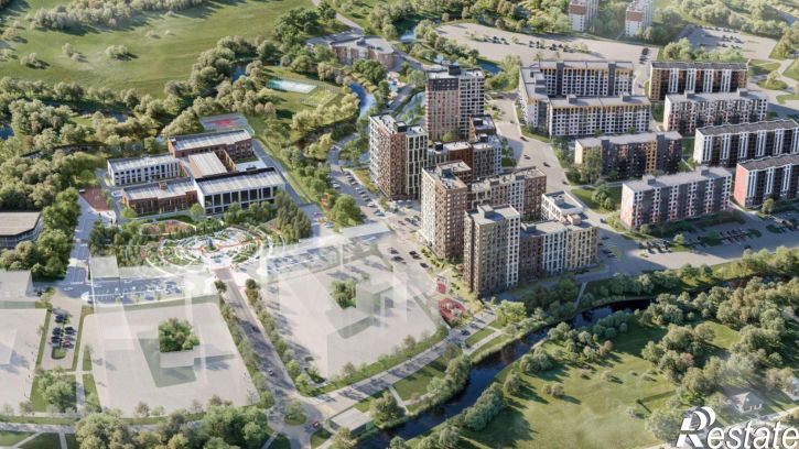 3-комн квартира в новом доме Самоварная улица
