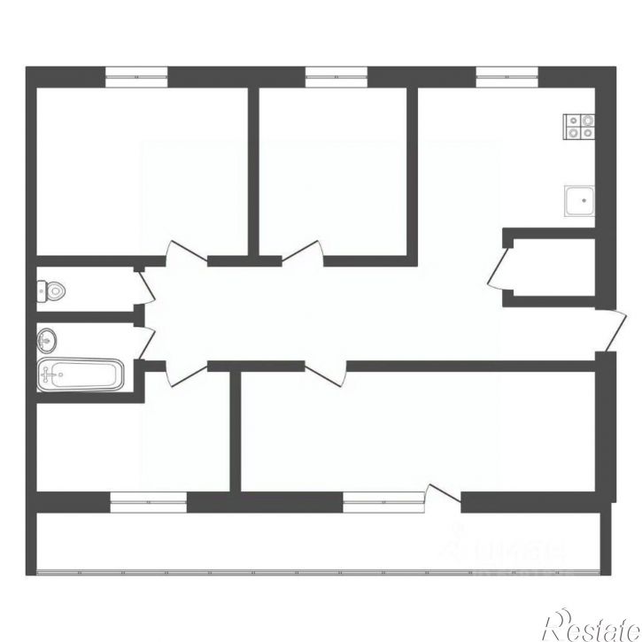 4-комн квартира ул Литейная, 32,  д. 32