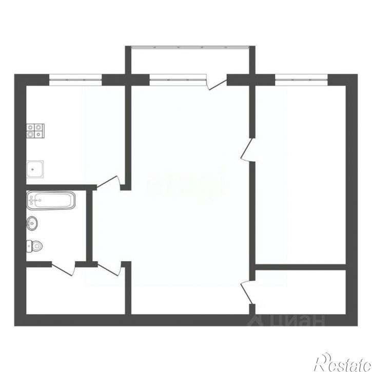 2-комн квартира ул М.Горького, 37,  д. 37