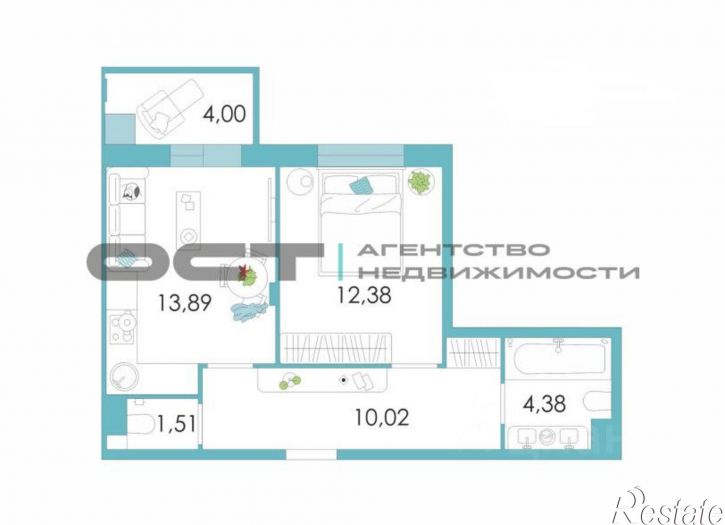 1-комн квартира ул Самоварная, 14,  д. 14