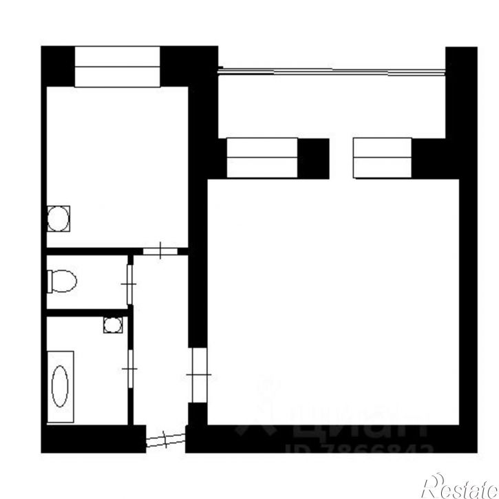 1-комн квартира ул Галкина, 23Б,  д. 23Б