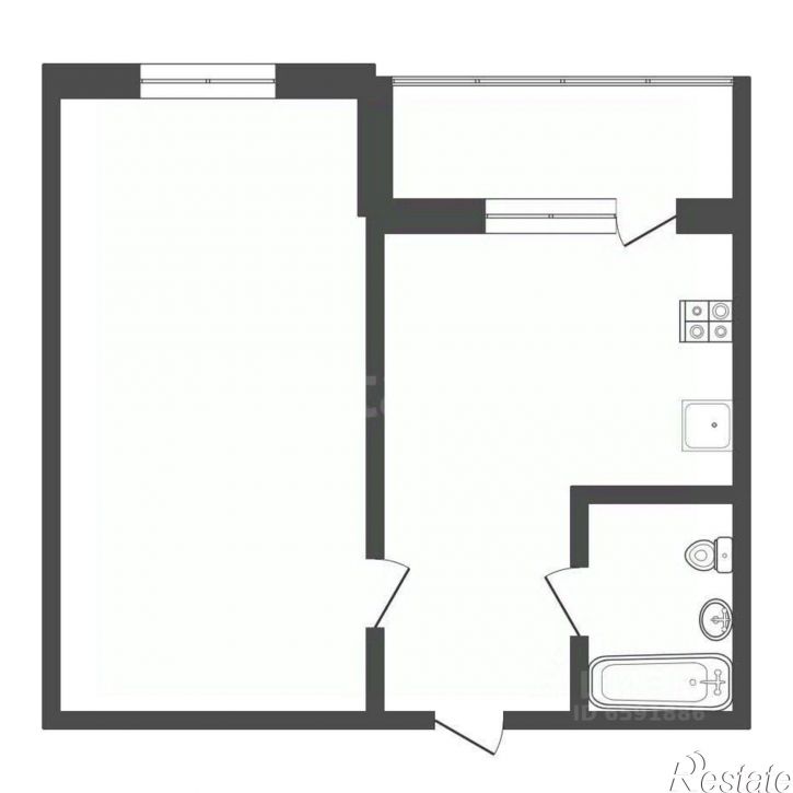 1-комн квартира ул Д.Ульянова, 2,  д. 2