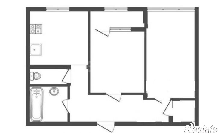 2-комн квартира 4-й проезд Мясново, 53,  д. 53