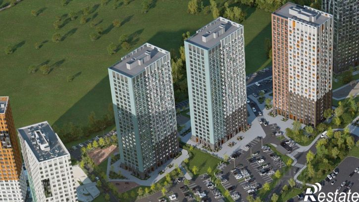 1-комн квартира в новом доме улица Осиновая Гора, стр.3,  д. стр.3