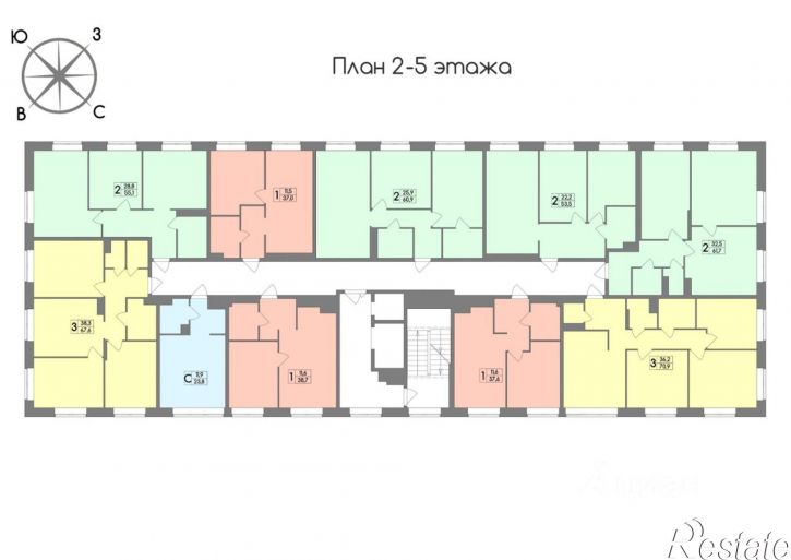 1-комн квартира в новом доме Ключевая улица, 4,  д. 4