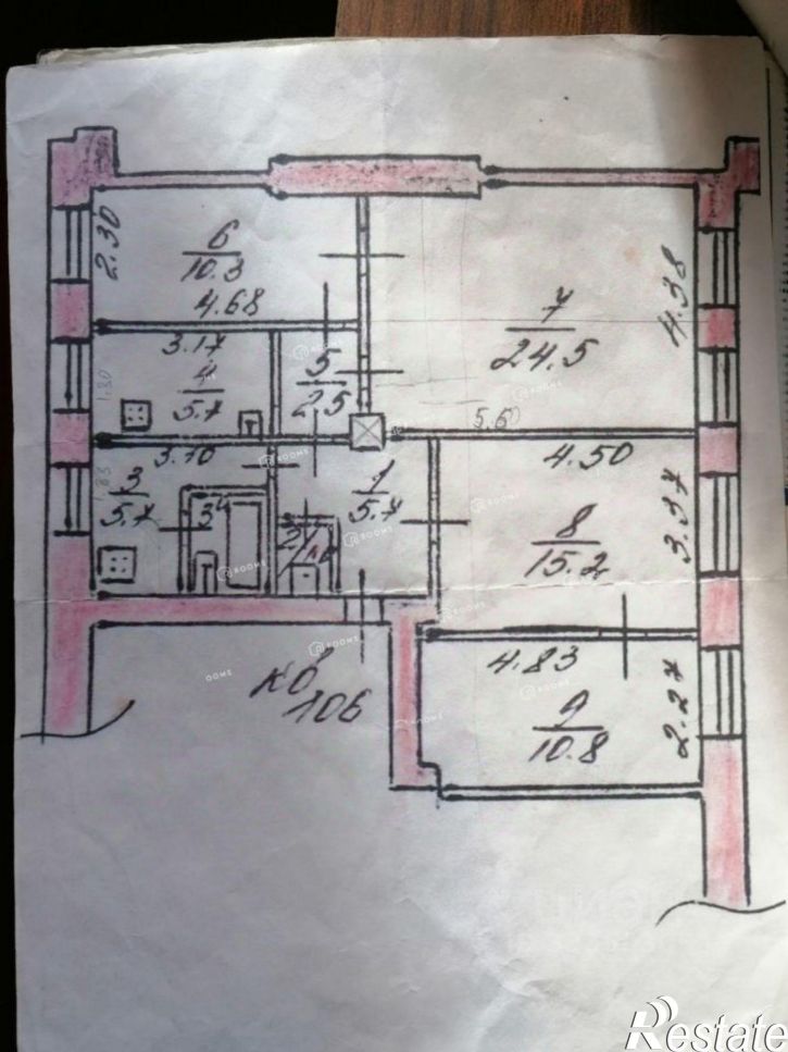 4-комн квартира Демидовская улица, 56 к2,  д. 56 к2