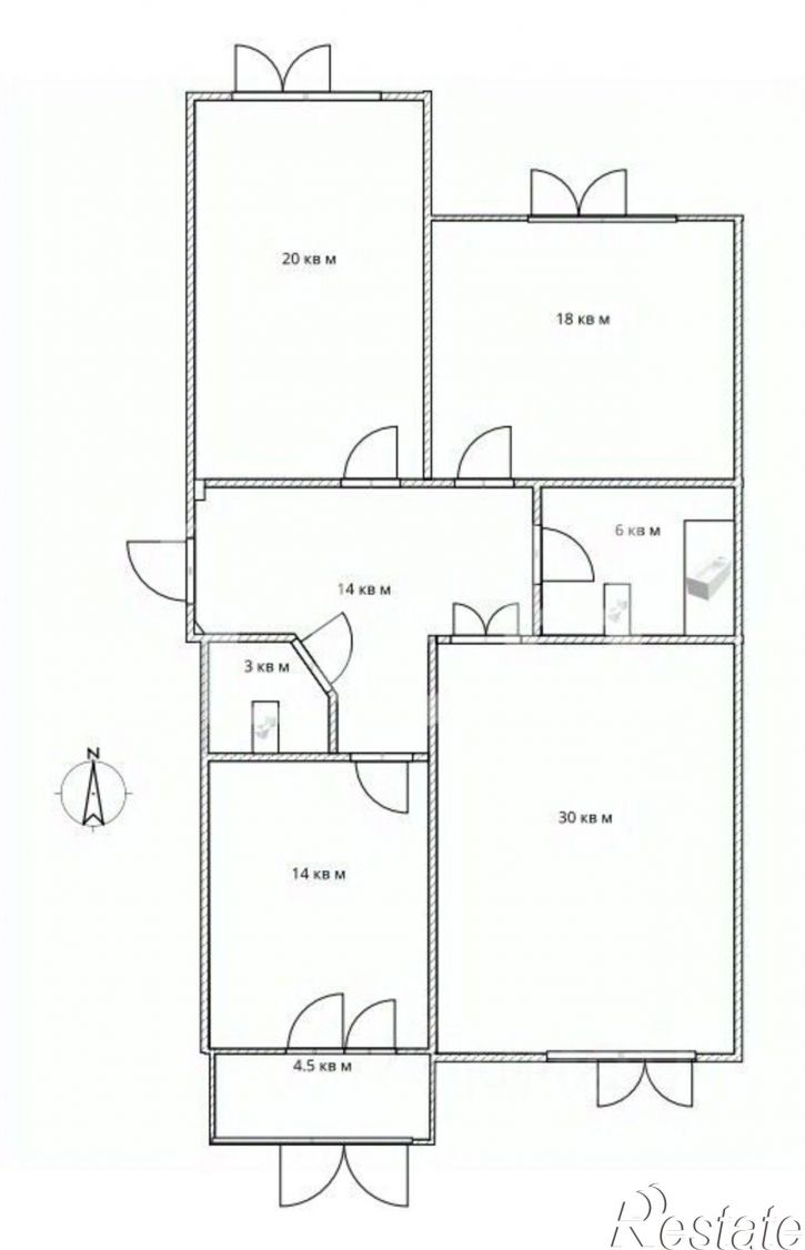 3-комн квартира улица Демонстрации, 27 к1,  д. 27 к1