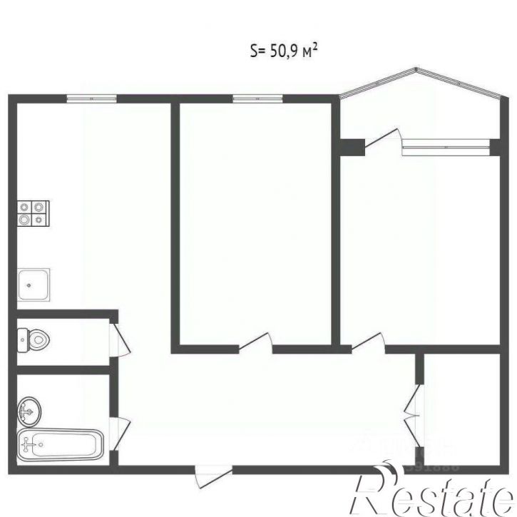 2-комн квартира улица Вильямса, 38,  д. 38