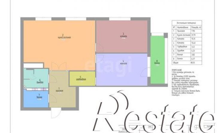 3-комн квартира улица Седова, 20Г,  д. 20Г